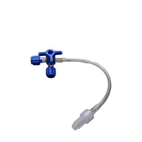 Medical-Luer-Lock-3-Way-Stopcock-with-Extension-Tube